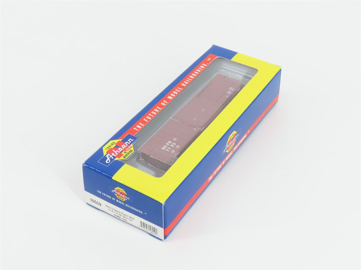 N Scale Athearn 10559 NOPB New Orleans Public Belt 50&#39; Single Door Box Car #7103