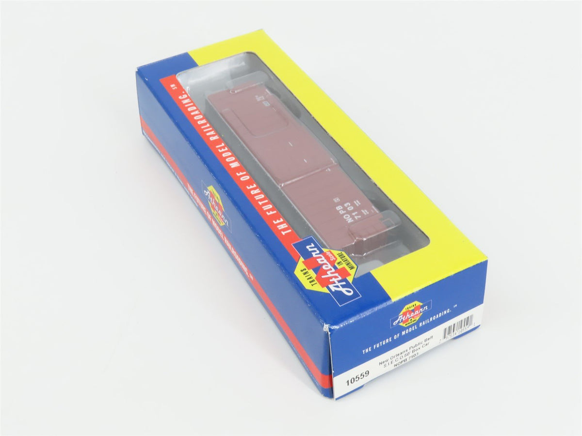 N Scale Athearn 10559 NOPB New Orleans Public Belt 50&#39; Single Door Box Car #7103