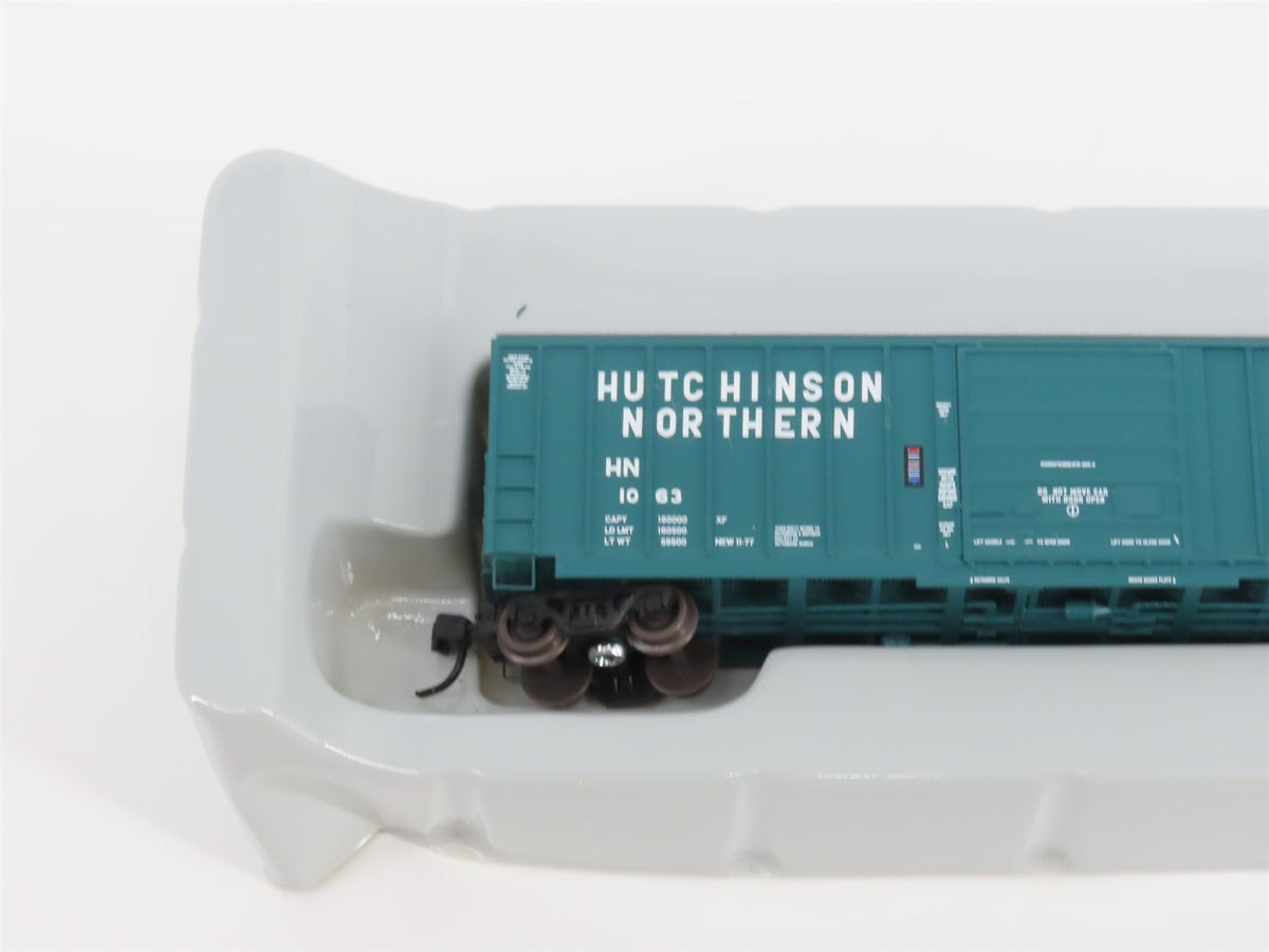N Scale Athearn 10563 HN Hutchinson Northern 50&#39; Single Door Box Car #1063
