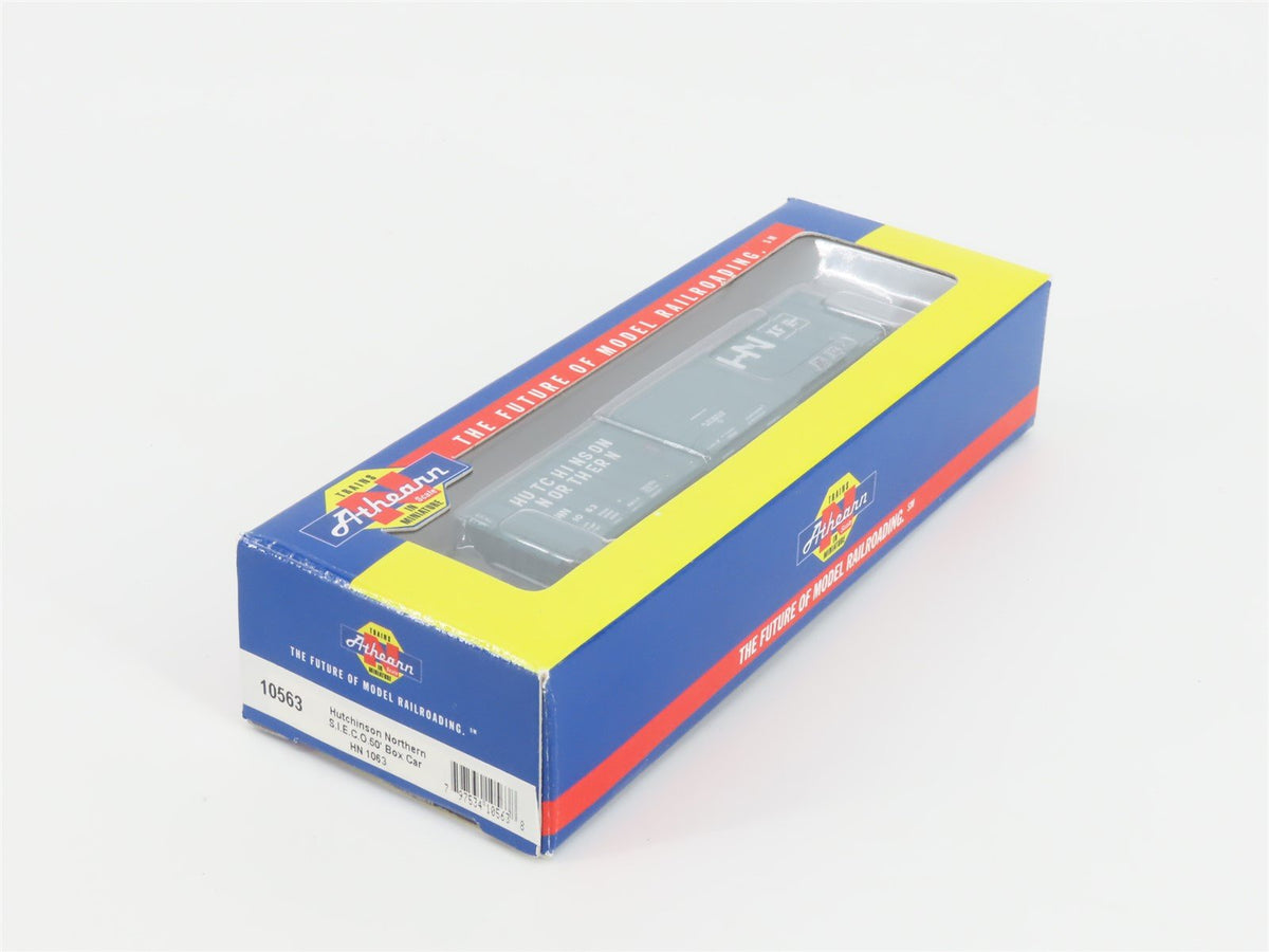 N Scale Athearn 10563 HN Hutchinson Northern 50&#39; Single Door Box Car #1063