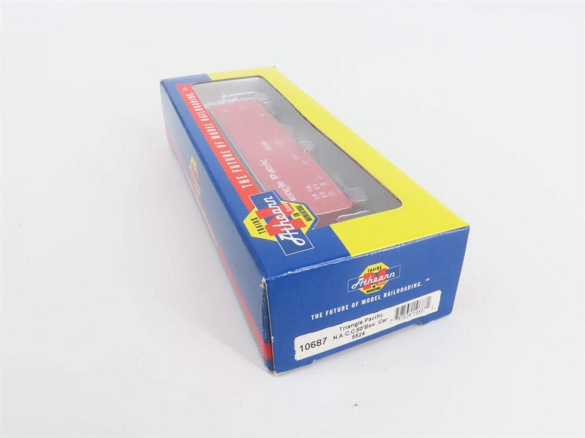 N Scale Athearn 10687 TPFX Triangle Pacific 50&#39; Single Door Box Car #5524