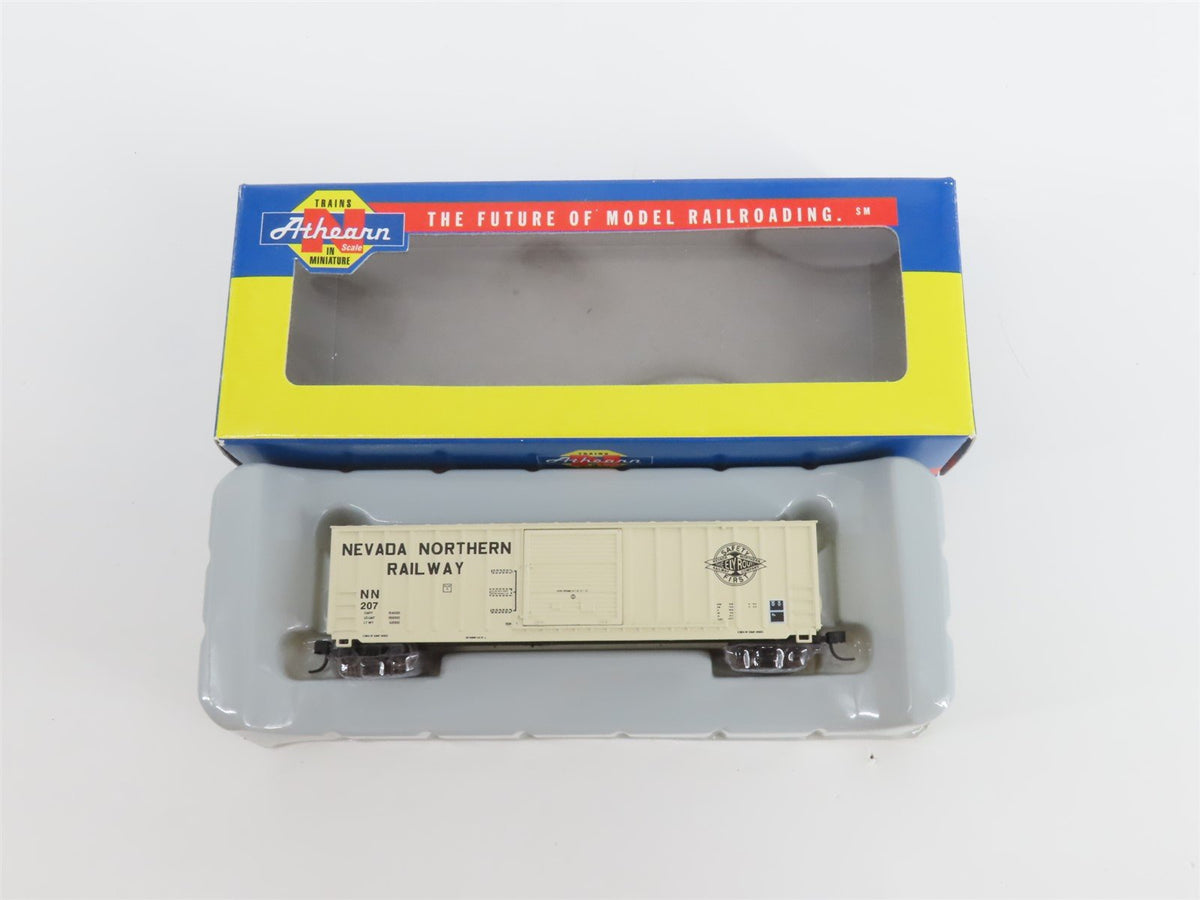 N Scale Athearn 10949 NN Nevada Northern 50&#39; Single Door Box Car #207