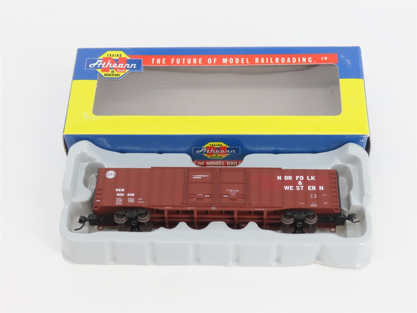 N Scale Athearn 10789 N&W Norfolk & Western 60' Auto Parts Box Car #600409