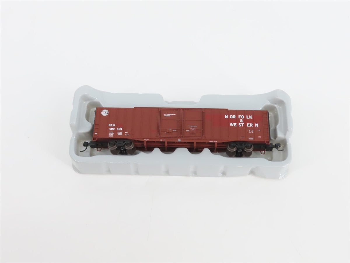 N Scale Athearn 10789 N&amp;W Norfolk &amp; Western 60&#39; Auto Parts Box Car #600409