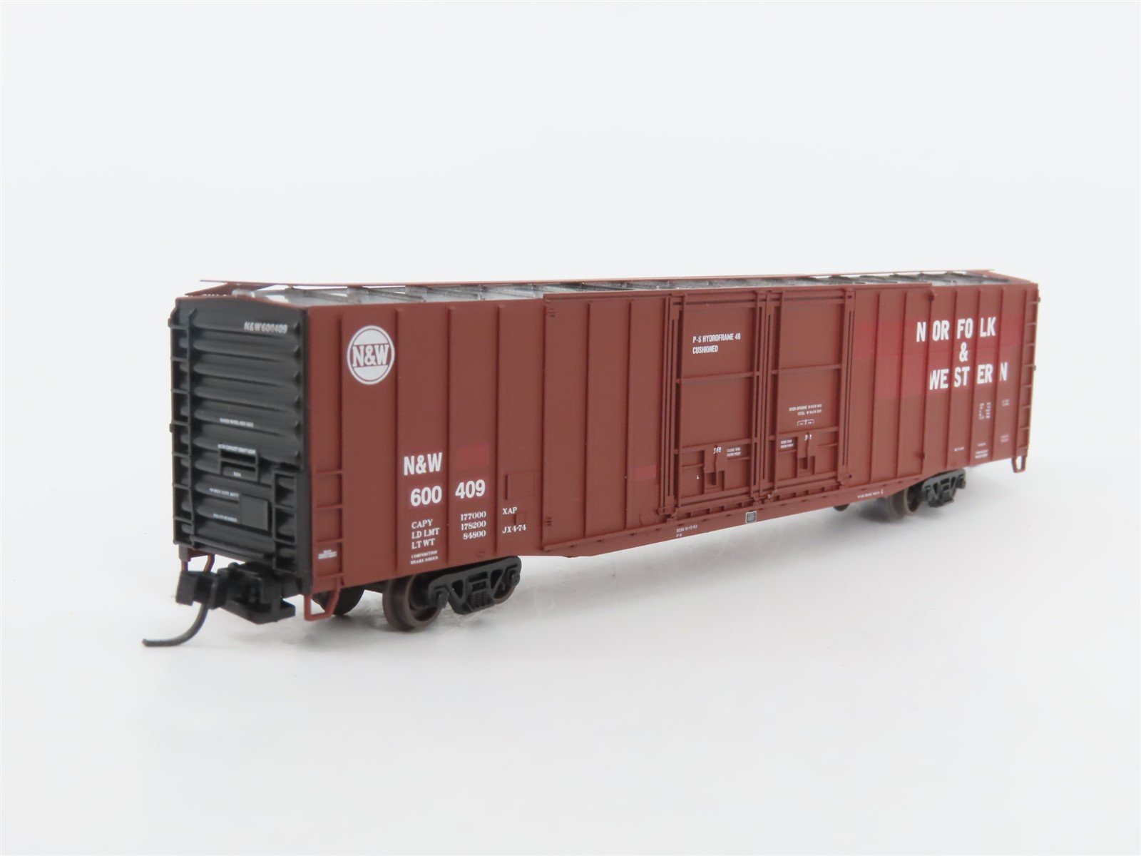 N Scale Athearn 10789 N&W Norfolk & Western 60' Auto Parts Box Car #600409