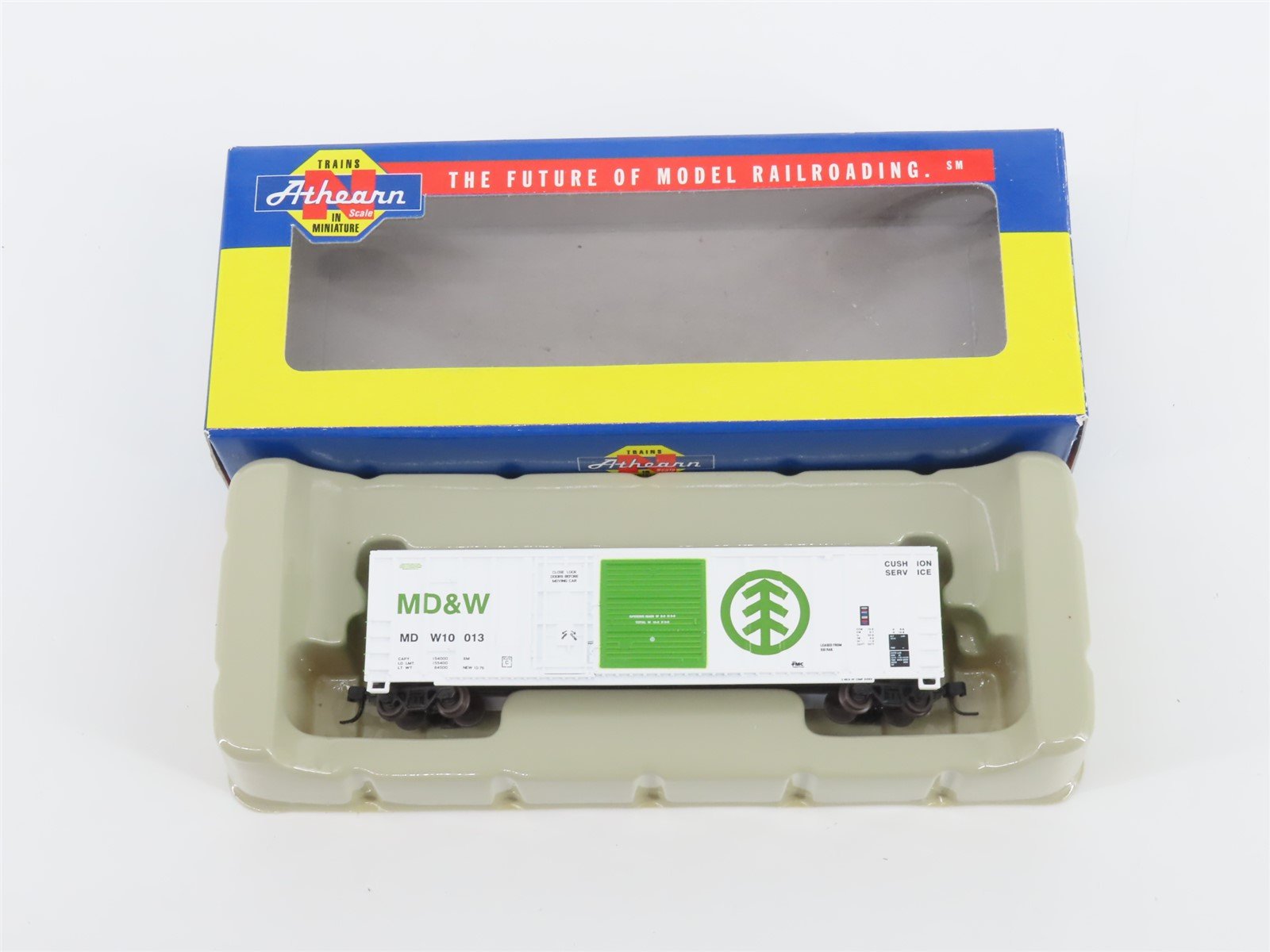 N Scale Athearn 11146 MD&W Minnesota Dakota & Western 50' Box Car #10013