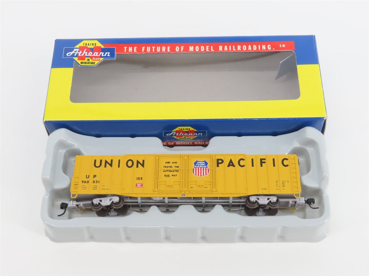 N Scale Athearn 10774 UP Union Pacific Railroad 60&#39; Auto Parts Box Car #960031