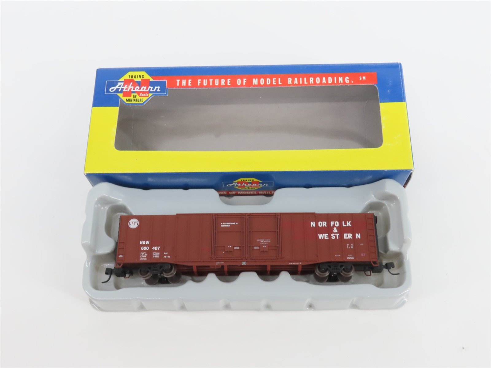 N Scale Athearn 10788 N&W Norfolk & Western 60' Auto Parts Box Car #600407
