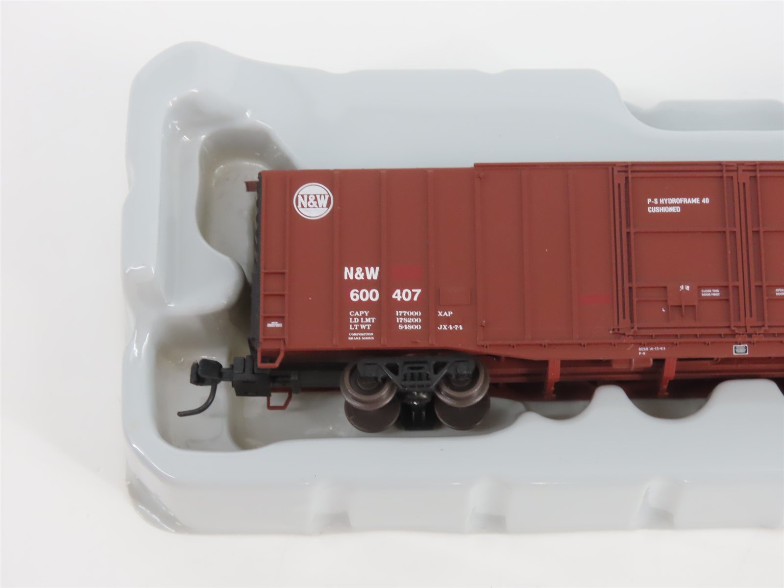 N Scale Athearn 10788 N&W Norfolk & Western 60' Auto Parts Box Car #600407