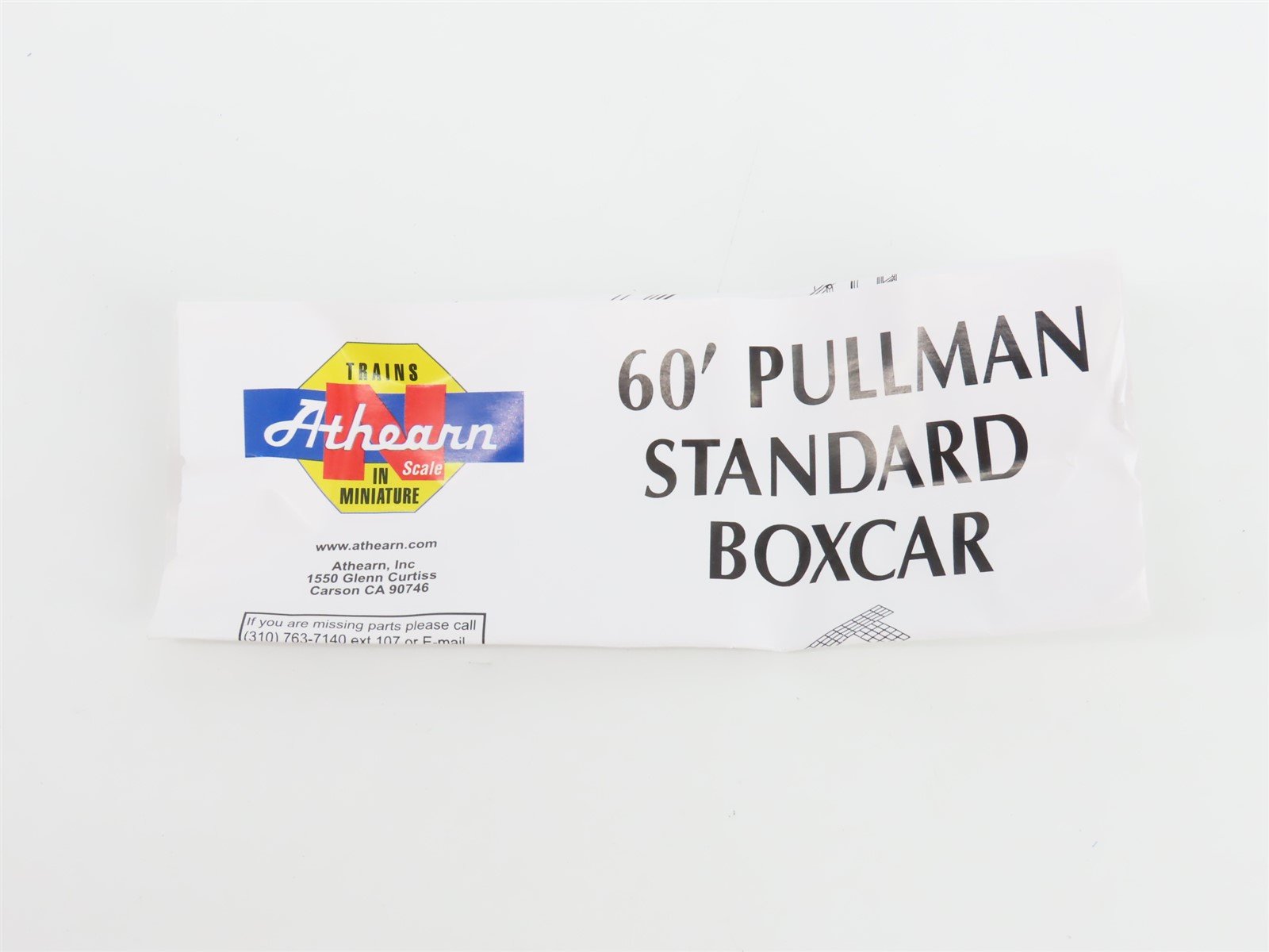 N Scale Athearn 10788 N&W Norfolk & Western 60' Auto Parts Box Car #600407