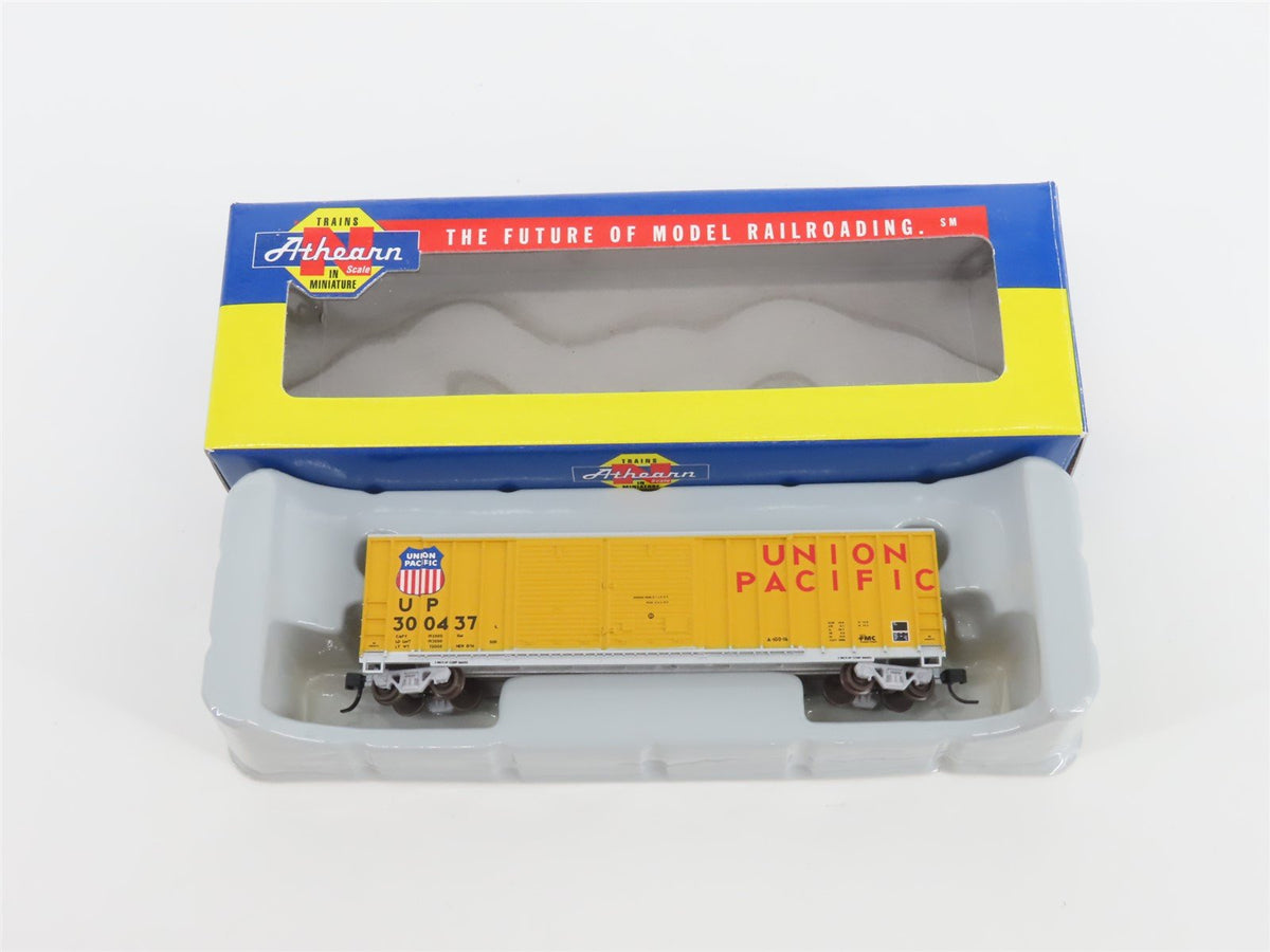 N Scale Athearn 11278 UP Union Pacific Railroad 50&#39; Double Door Box Car #300437