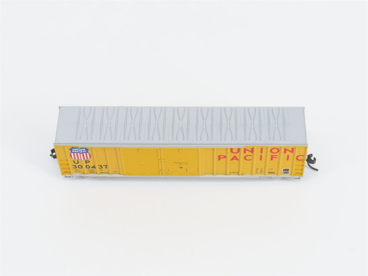 N Scale Athearn 11278 UP Union Pacific Railroad 50&#39; Double Door Box Car #300437