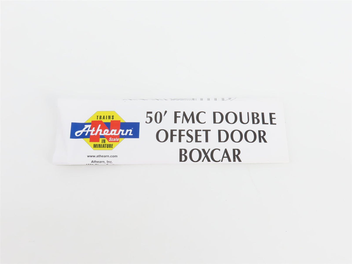 N Scale Athearn 11278 UP Union Pacific Railroad 50&#39; Double Door Box Car #300437