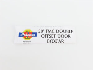 N Scale Athearn 11278 UP Union Pacific Railroad 50' Double Door Box Car #300437