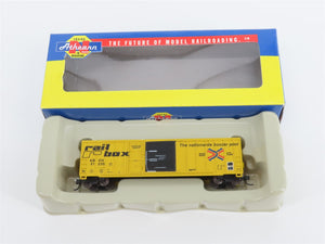 N Scale Athearn 11147 ABOX Railbox 50' Plug & Sliding Door Box Car #51235