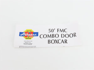 N Scale Athearn 11147 ABOX Railbox 50' Plug & Sliding Door Box Car #51235