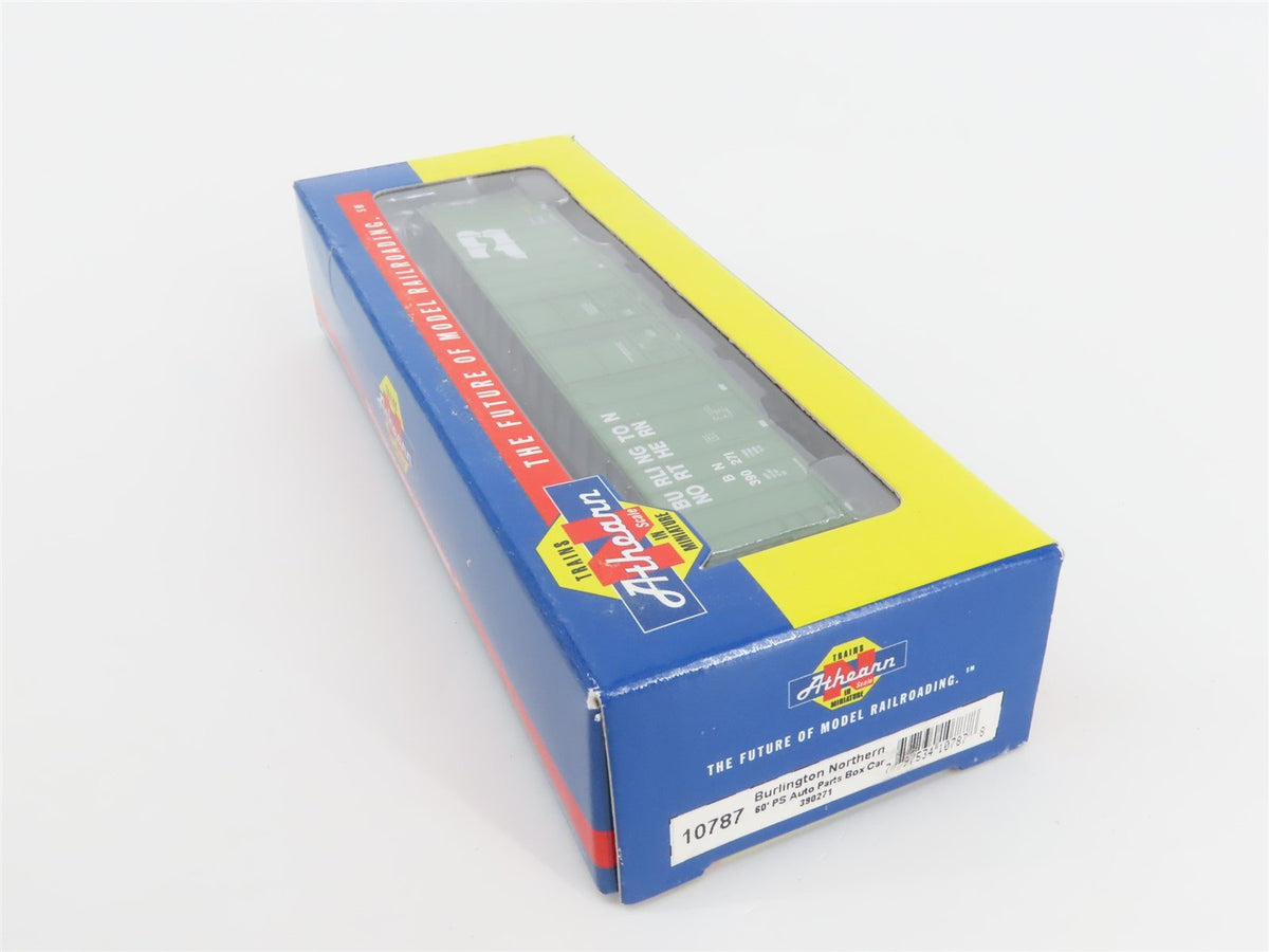 N Scale Athearn 10787 BN Burlington Northern 60&#39; Auto Parts Box Car #390271