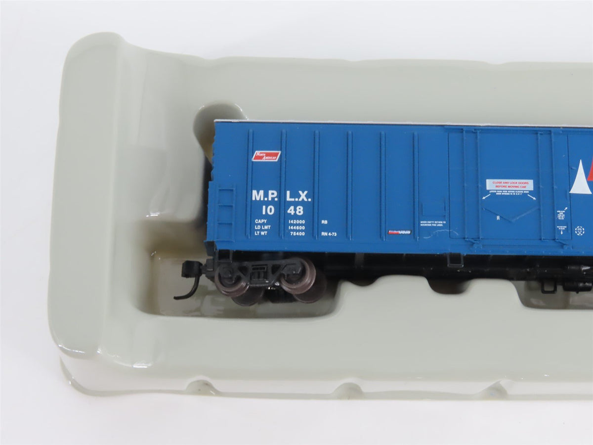 N Scale Athearn 10685 MPLX Mountain Pine Lumber 50&#39; Single Door Box Car #1048