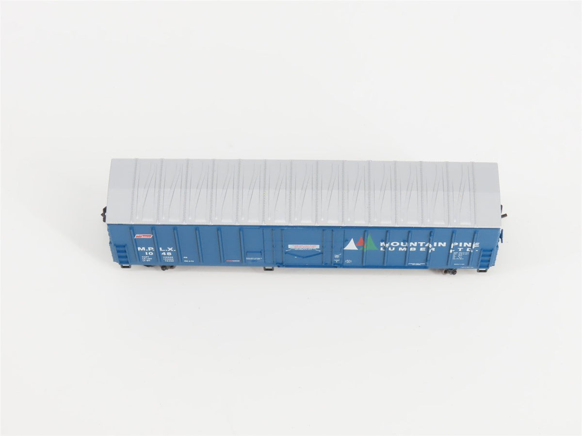 N Scale Athearn 10685 MPLX Mountain Pine Lumber 50&#39; Single Door Box Car #1048