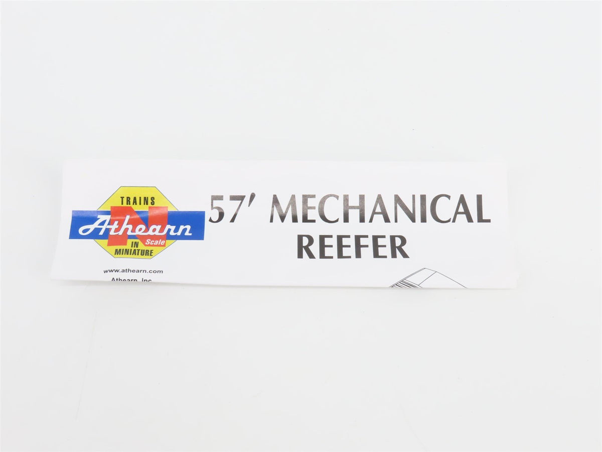 N Athearn 11129 SP UP PFE Pacific Fruit Express 57&#39; Mechanical Reefer #459418