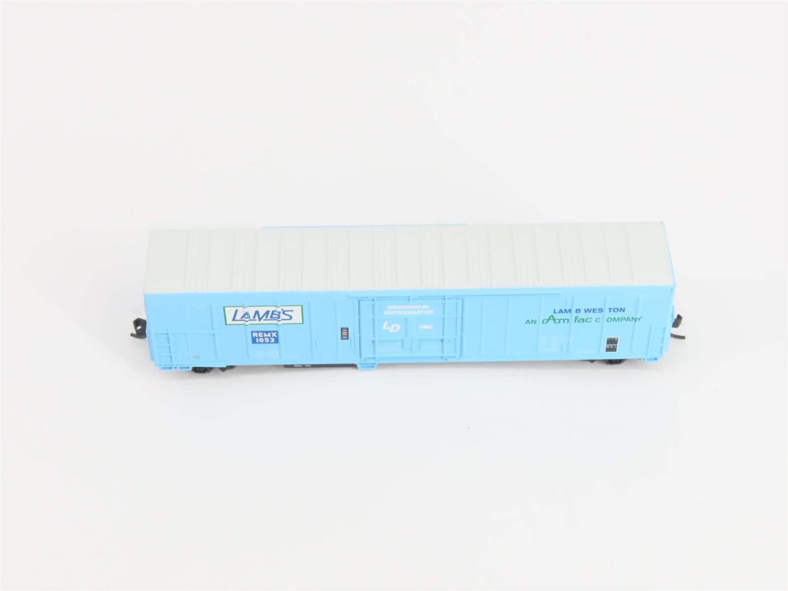 N Scale Athearn 11104 REMX Lamb Weston 57' Mechanical Reefer #1052