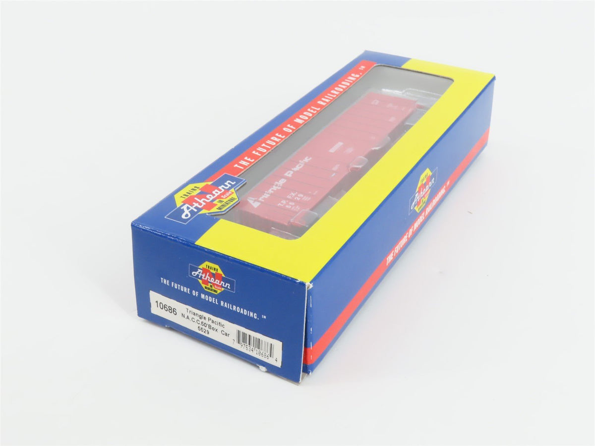 N Scale Athearn 10686 TPFX Triangle Pacific 50&#39; Single Door Box Car #5529
