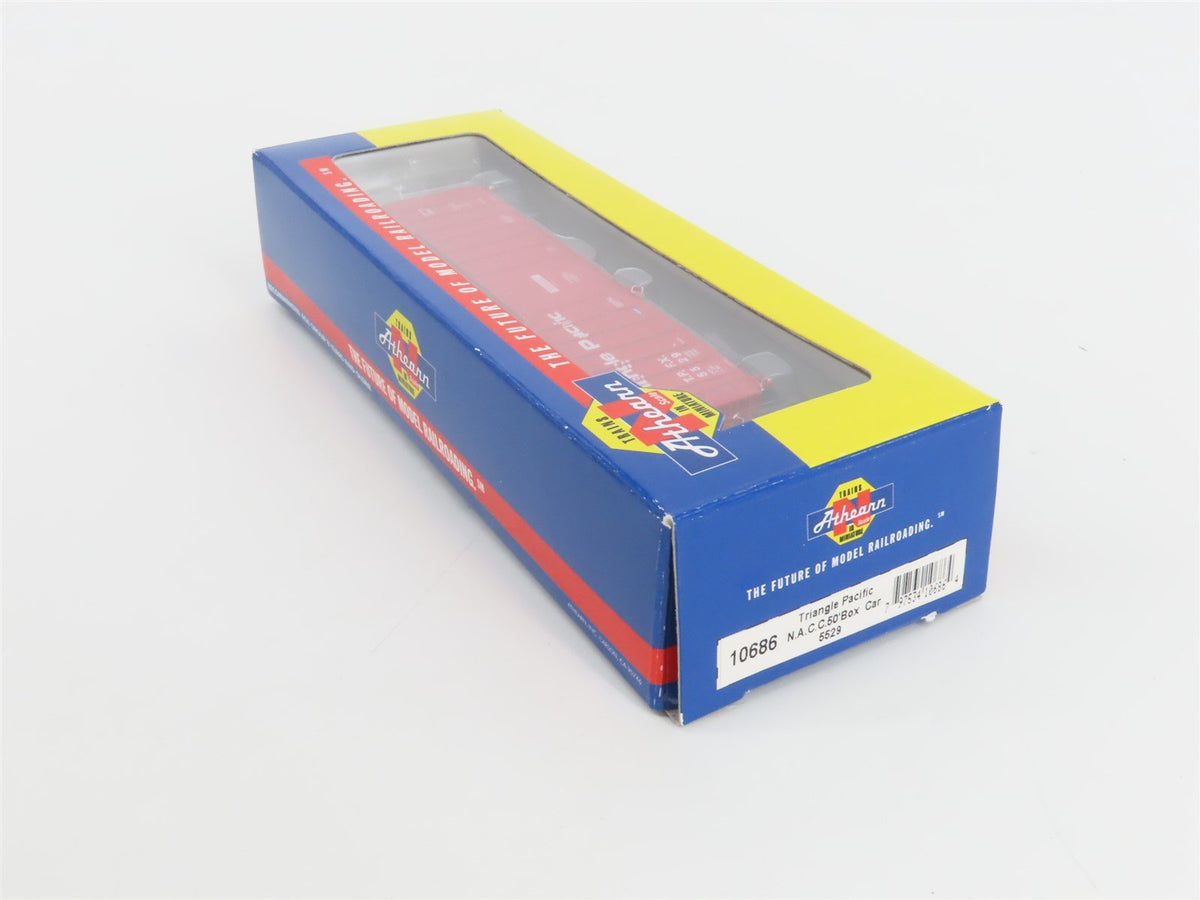 N Scale Athearn 10686 TPFX Triangle Pacific 50&#39; Single Door Box Car #5529