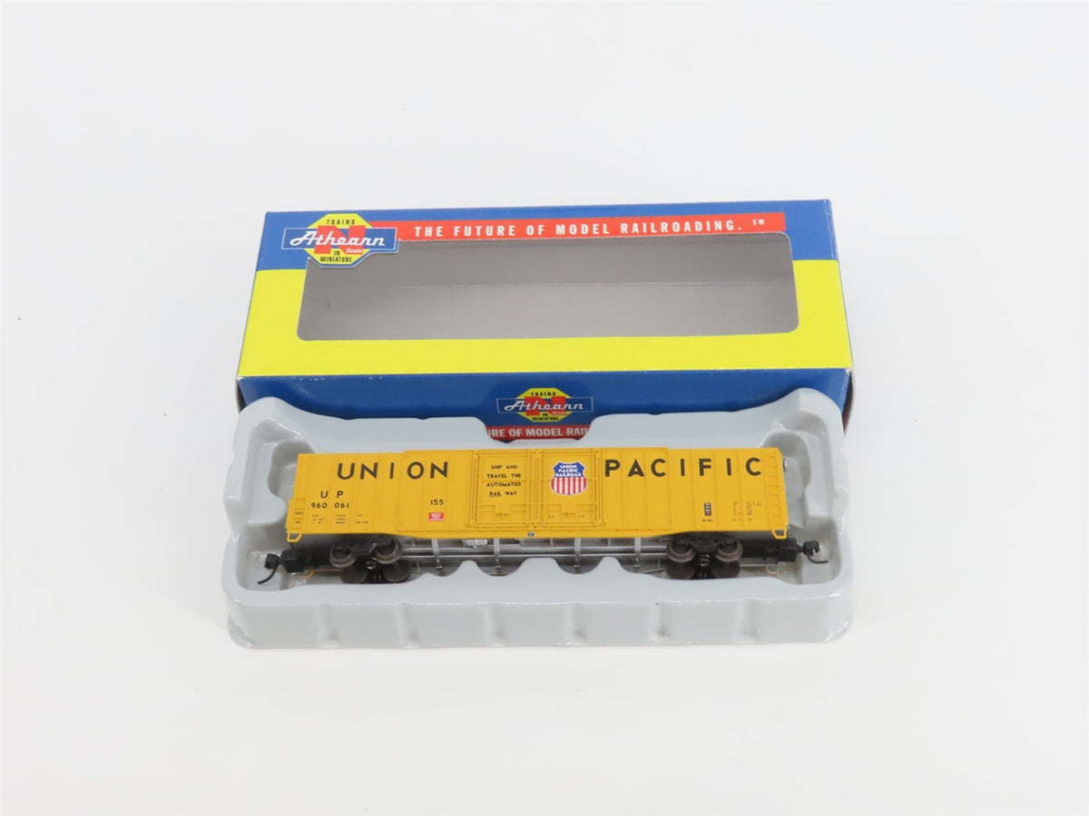 N Scale Athearn 10791 UP Union Pacific Railroad 60&#39; Auto Parts Box Car #960061