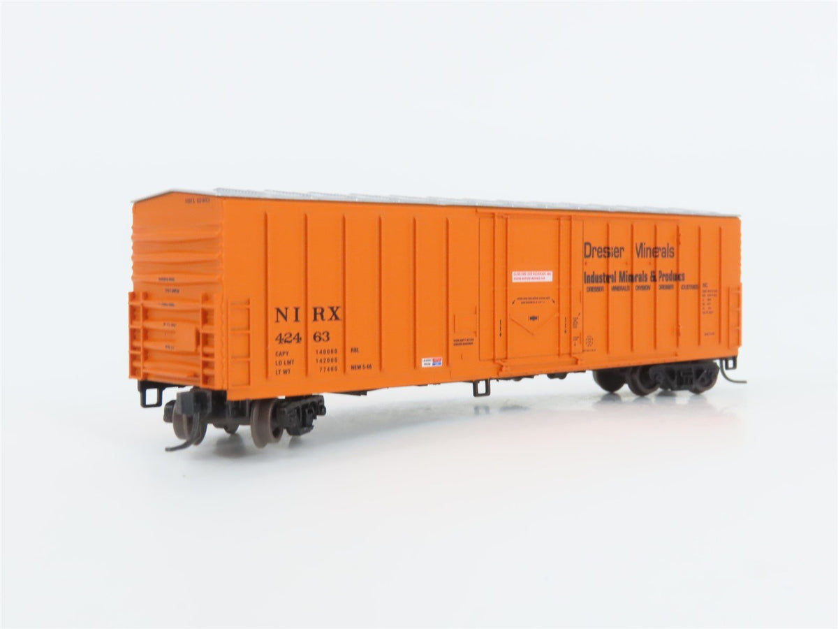 N Scale Athearn 10681 NIRX Dresser Minerals 50&#39; Single Door Box Car #42463