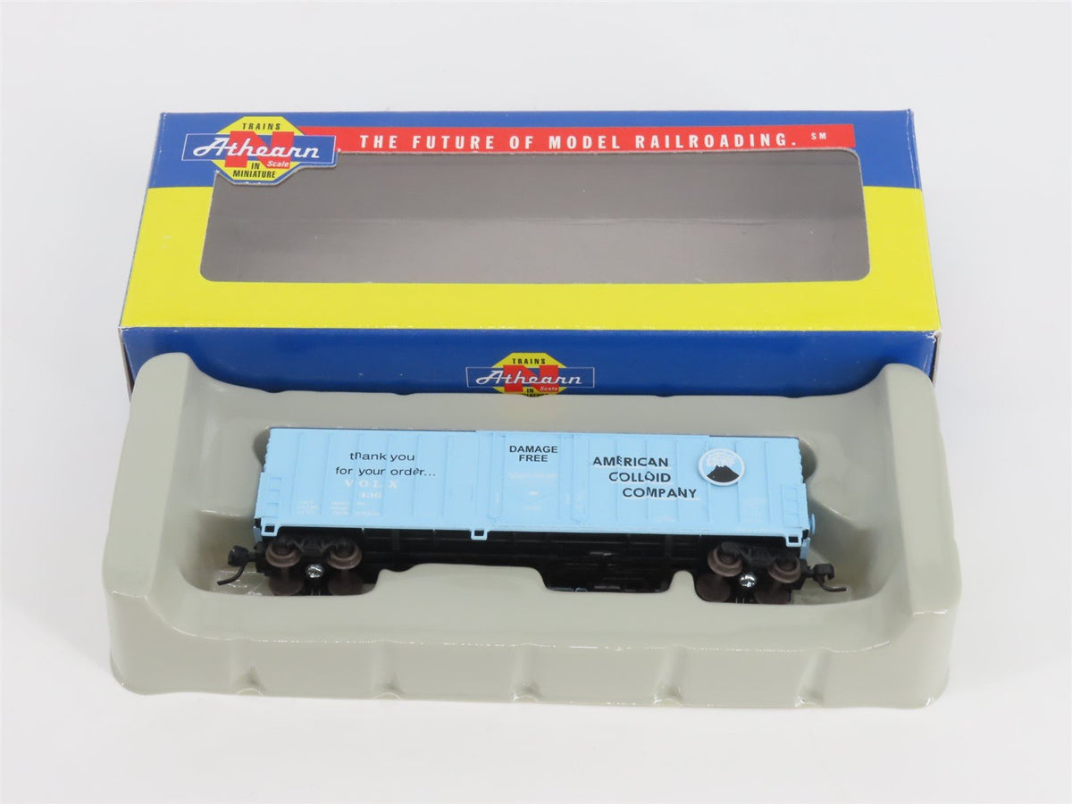N Scale Athearn 10657 VOLX American Colloid Company 50&#39; Single Door Box Car #436