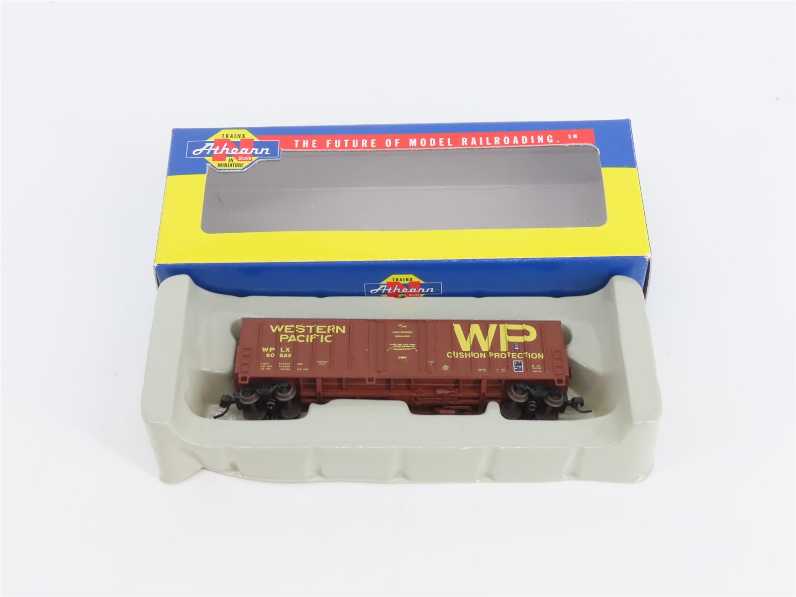 N Scale Athearn 10670 WPLX Western Pacific 50' Single Door Box Car #60522