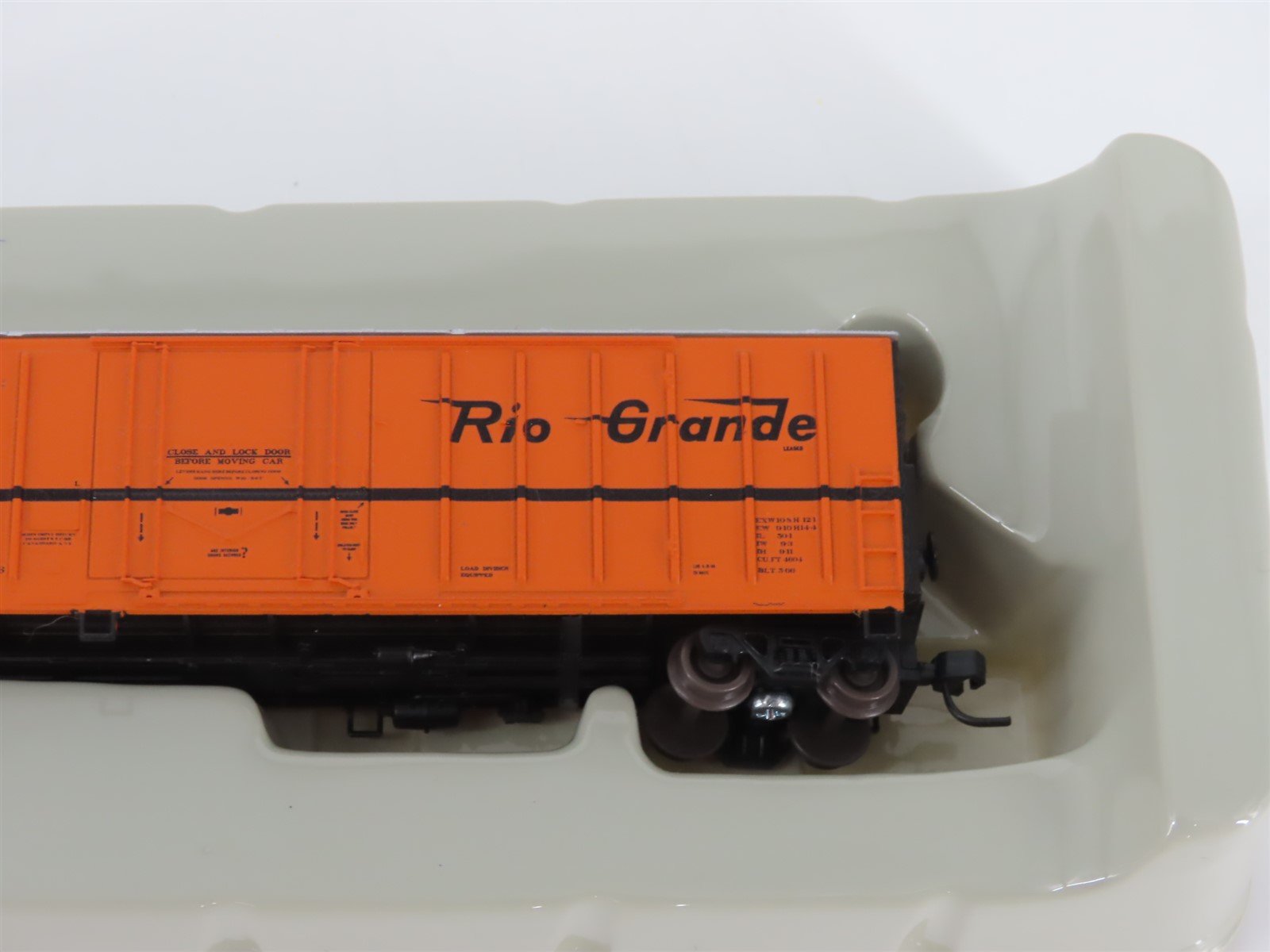 N Scale Athearn 10655 D&RGW Rio Grande Railroad 50' Single Door Box Car #50647