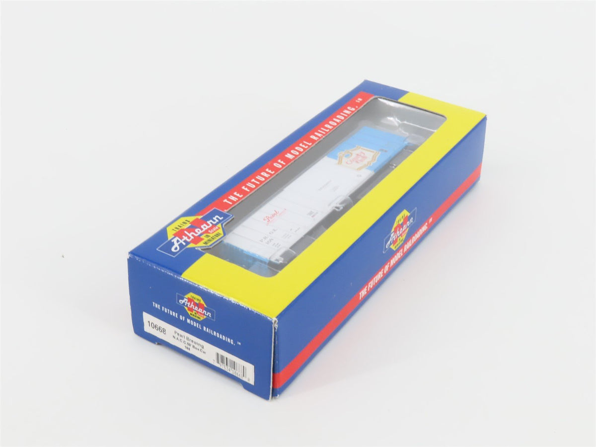 N Scale Athearn 10668 PBGX Pearl Brewing 50&#39; Single Door Box Car #168