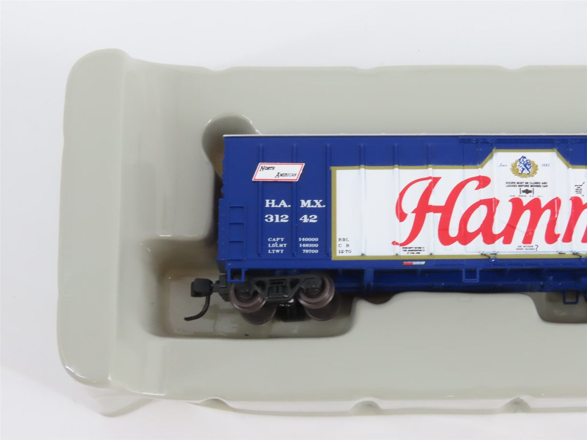N Scale Athearn 10672 HAMX Hamms 50&#39; Single Door Box Car #31242