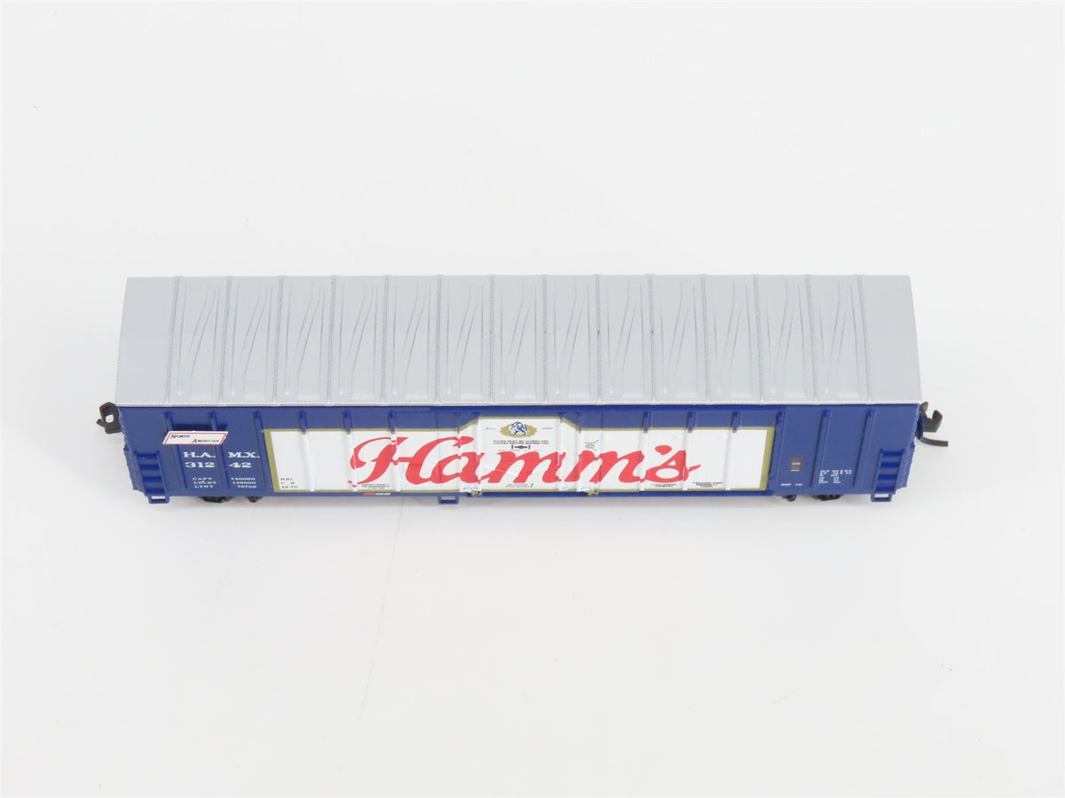N Scale Athearn 10672 HAMX Hamms 50&#39; Single Door Box Car #31242