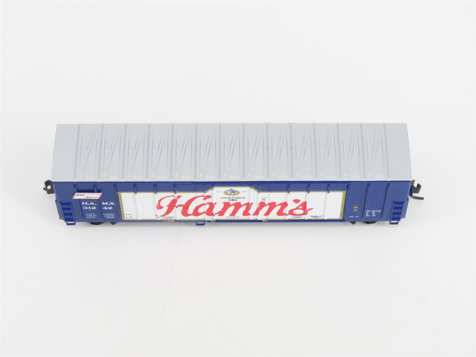 N Scale Athearn 10672 HAMX Hamms 50' Single Door Box Car #31242