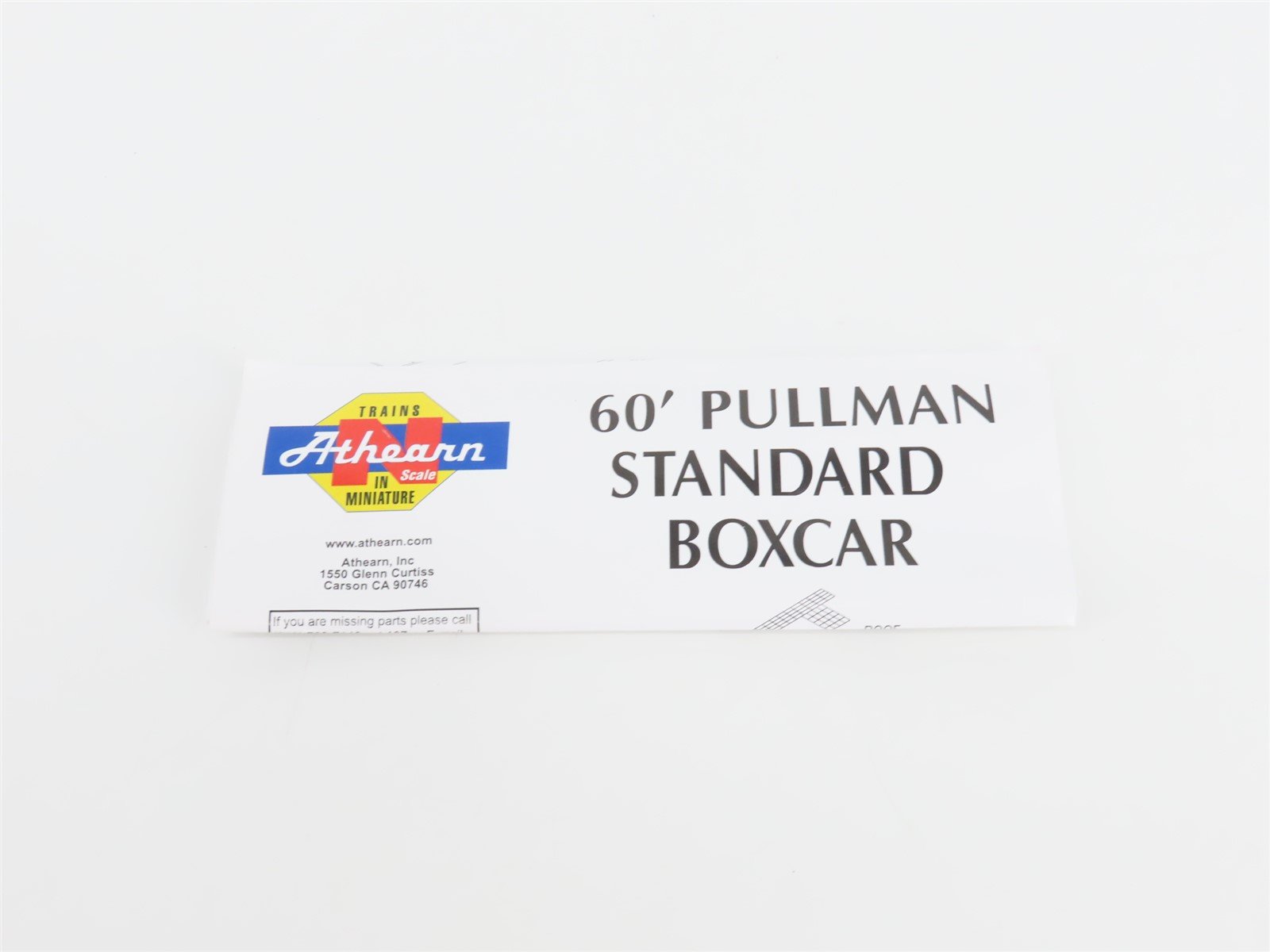 N Scale Athearn 10770 SP Southern Pacific 60' Auto Parts Box Car #621112