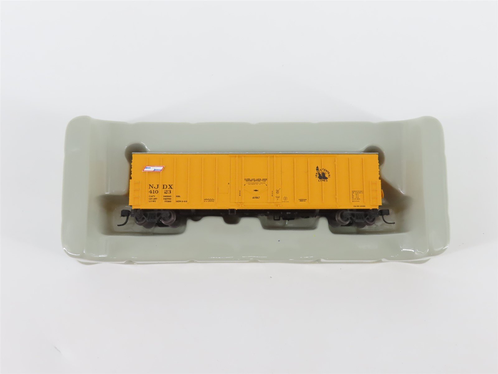 N Scale Athearn 10676 NJDX Central of New Jersey 50' Single Door Box Car #41023