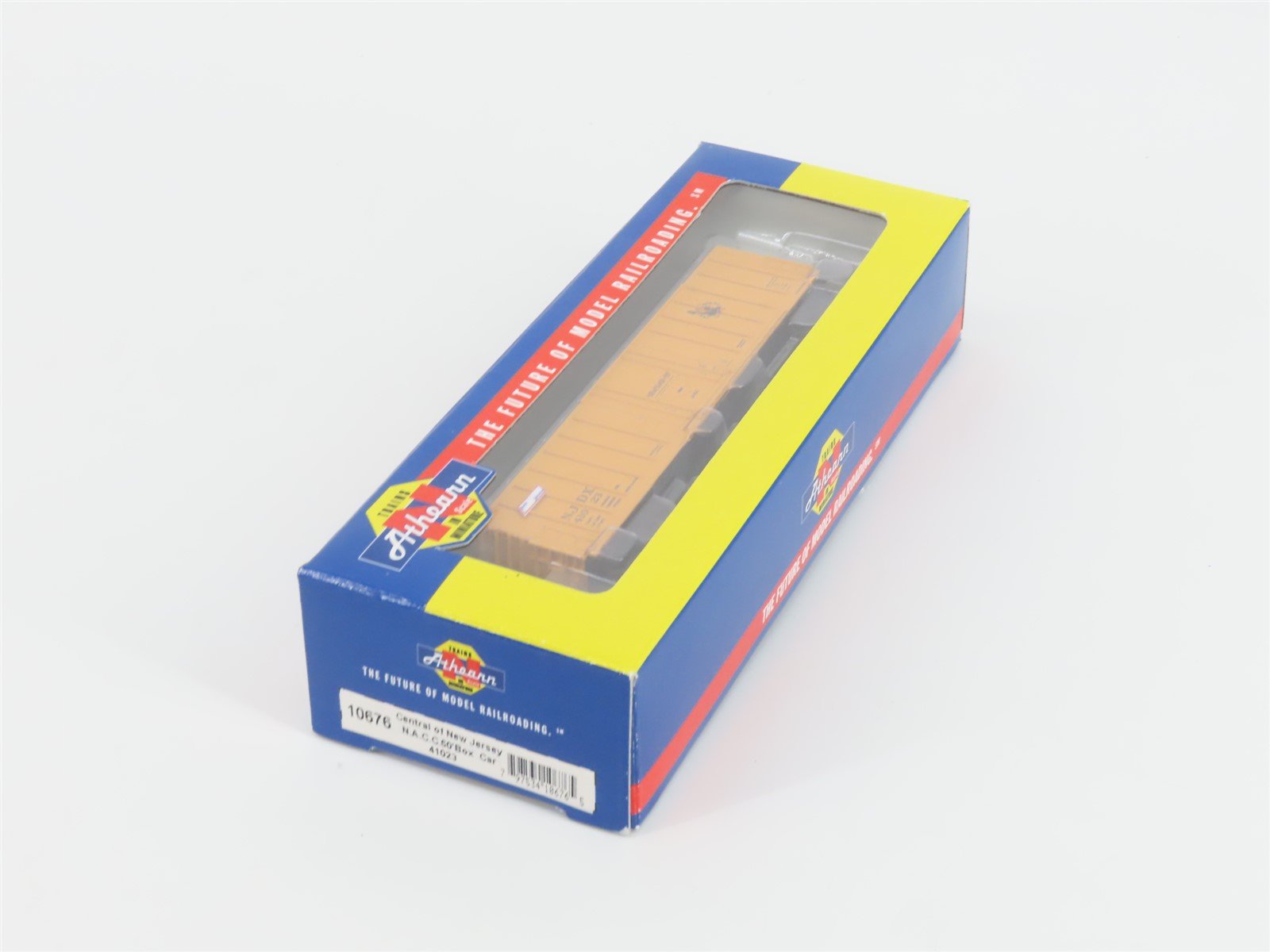 N Scale Athearn 10676 NJDX Central of New Jersey 50' Single Door Box Car #41023