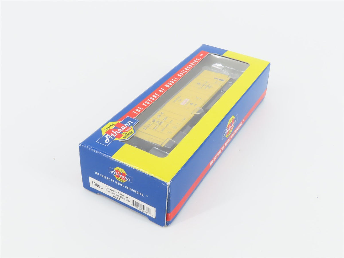 N Scale Athearn 10665 D&amp;H Delaware &amp; Hudson 50&#39; Single Door Box Car #28024