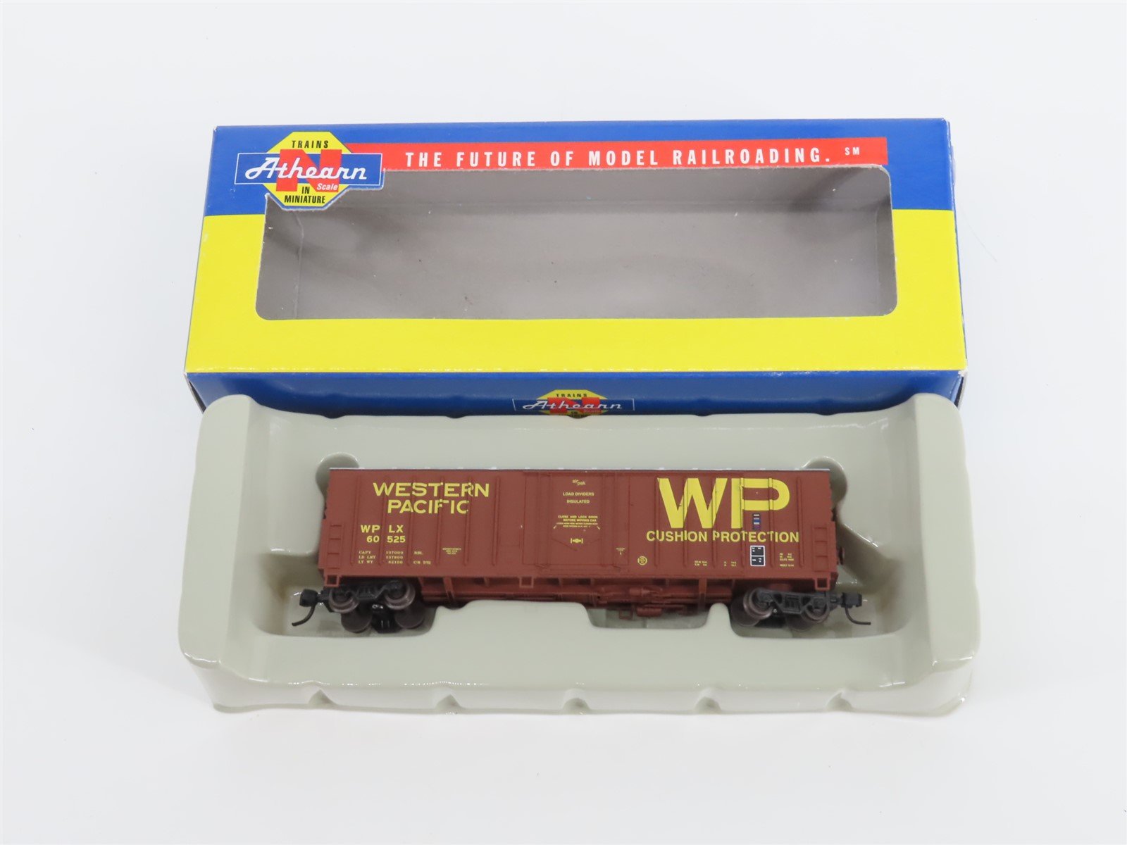 N Scale Athearn 10671 WPLX Western Pacific 50' Single Door Box Car #60525