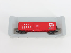 N Scale Athearn 10557 FEC Florida East Coast 50' Single Door Box Car #23051