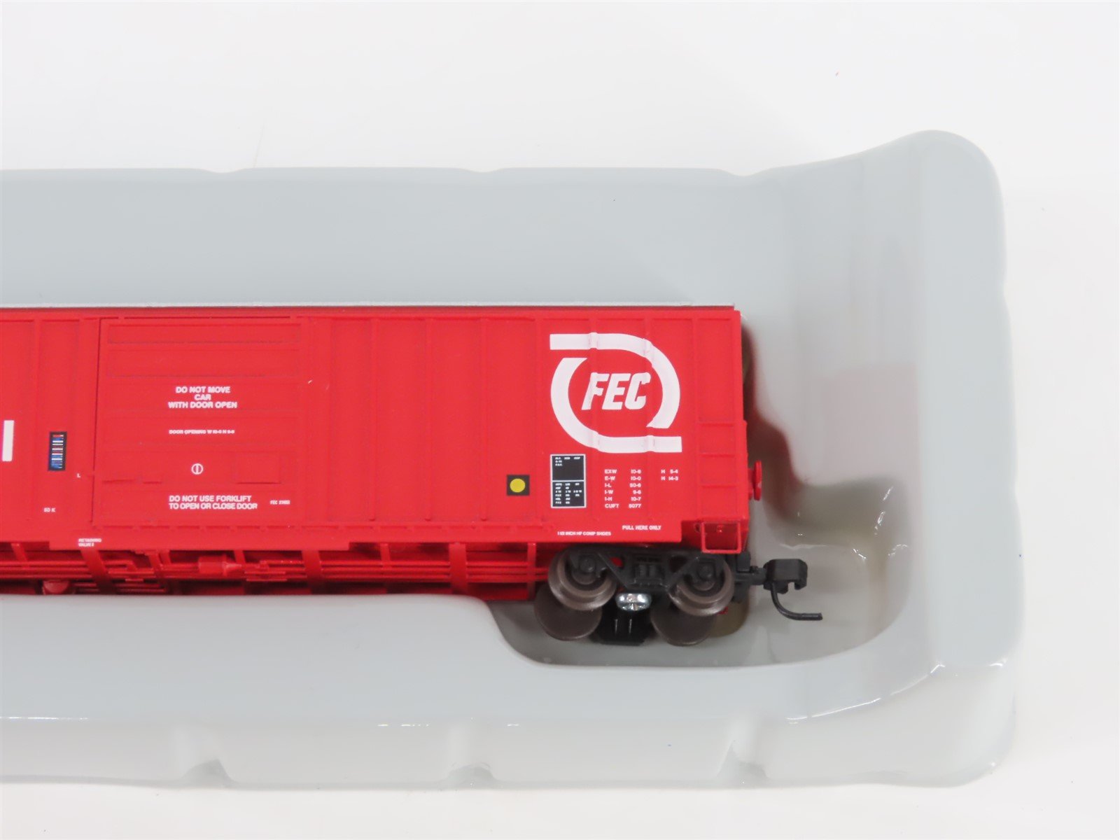 N Scale Athearn 10557 FEC Florida East Coast 50' Single Door Box Car #23051