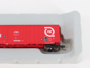 N Scale Athearn 10557 FEC Florida East Coast 50' Single Door Box Car #23051