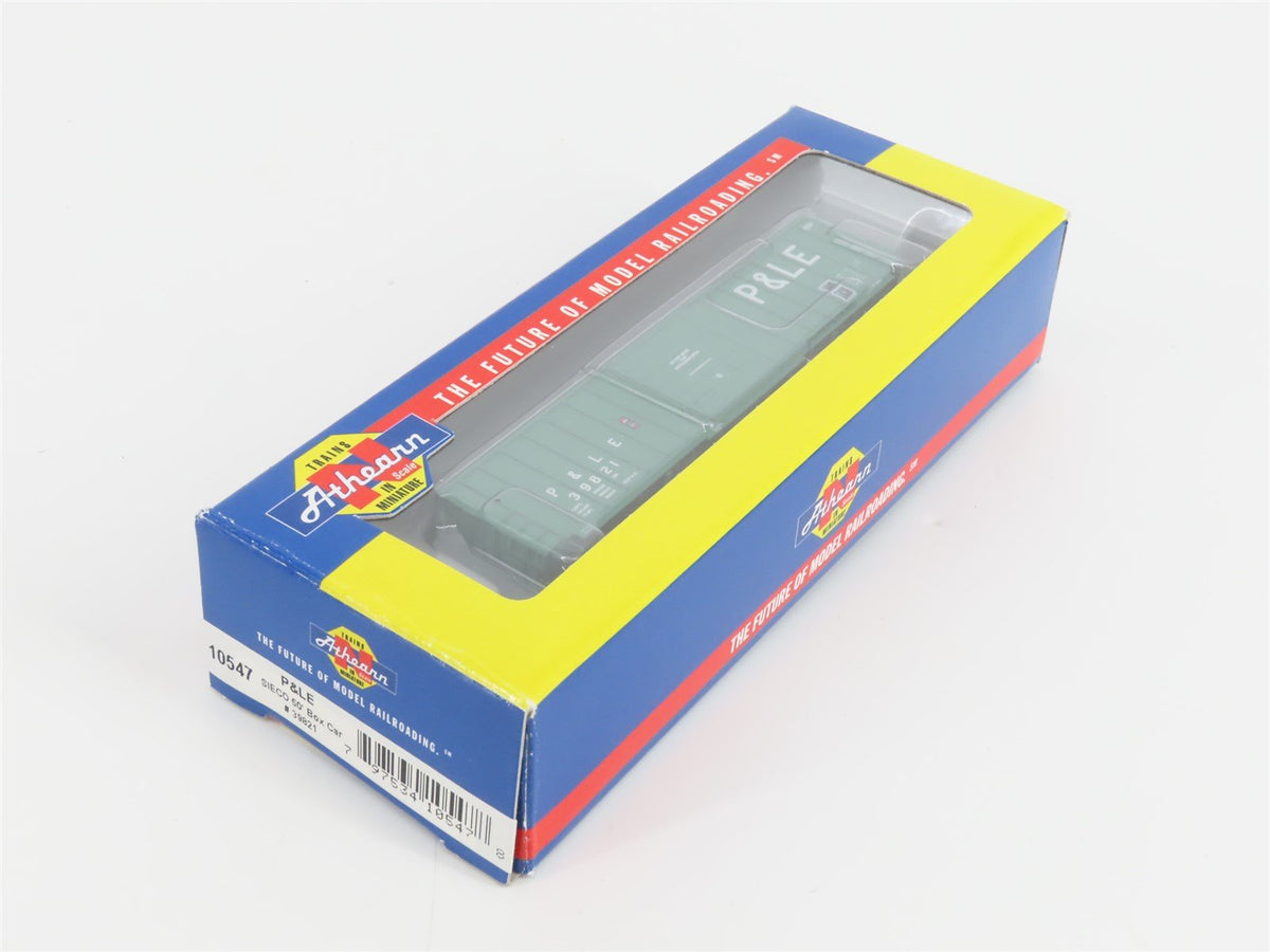 N Scale Athearn 10547 P&amp;LE Pittsburgh &amp; Lake Erie 50&#39; Single Door Box Car #39821