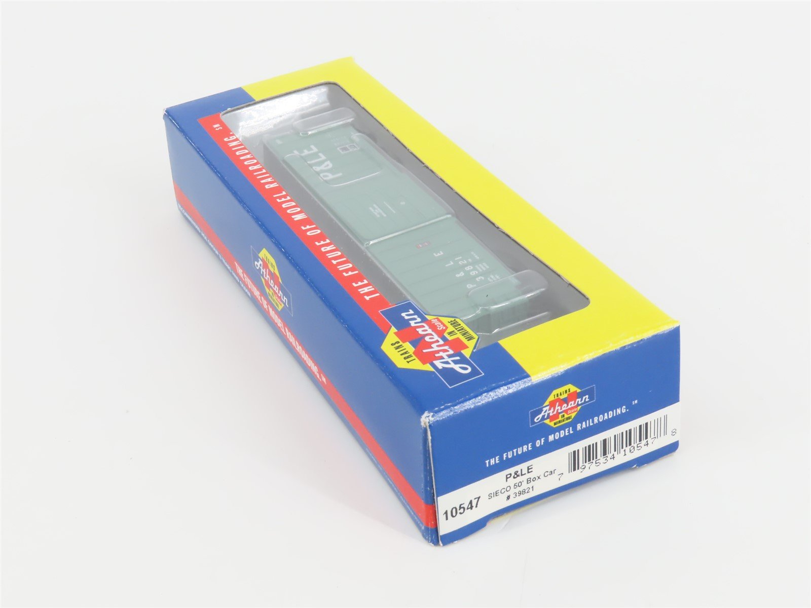 N Scale Athearn 10547 P&LE Pittsburgh & Lake Erie 50' Single Door Box Car #39821