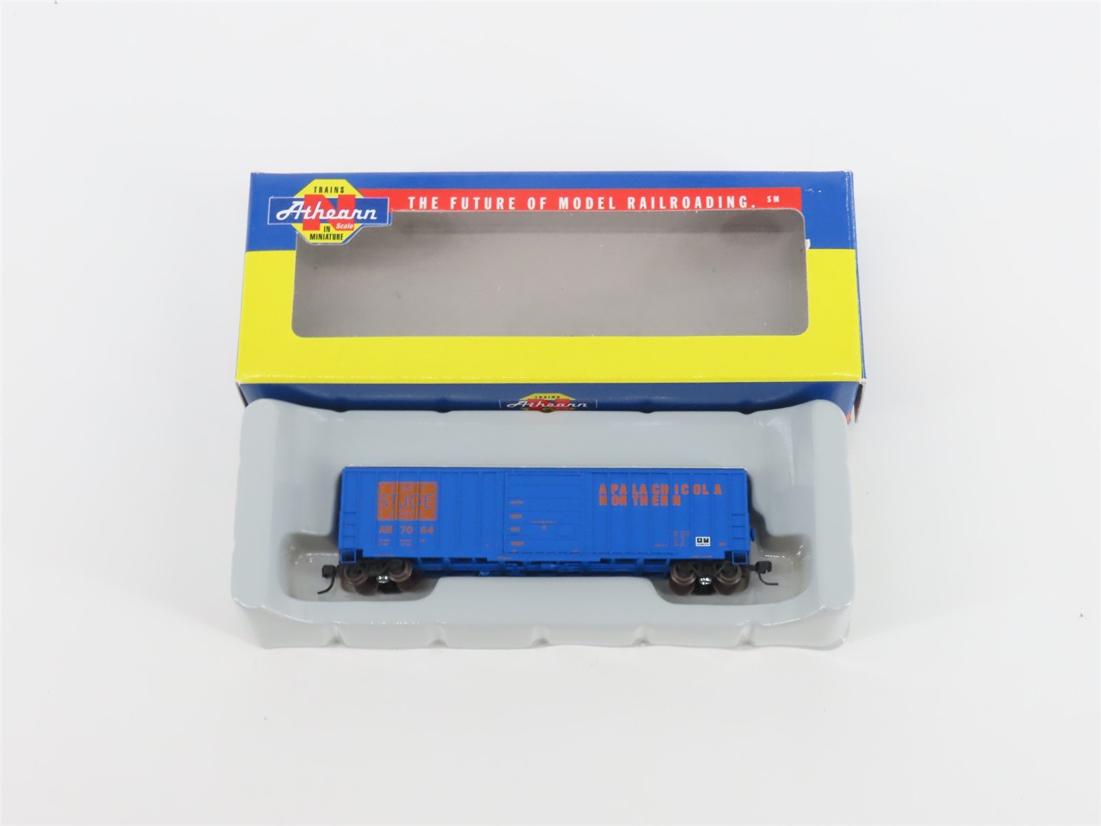 N Scale Athearn 10552 AN Apalachicola Northern 50' Single Door Box Car #7064