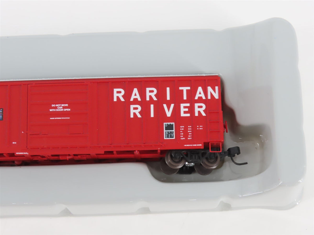 N Scale Athearn 10555 RR Raritan River 50&#39; Single Door Box Car #458