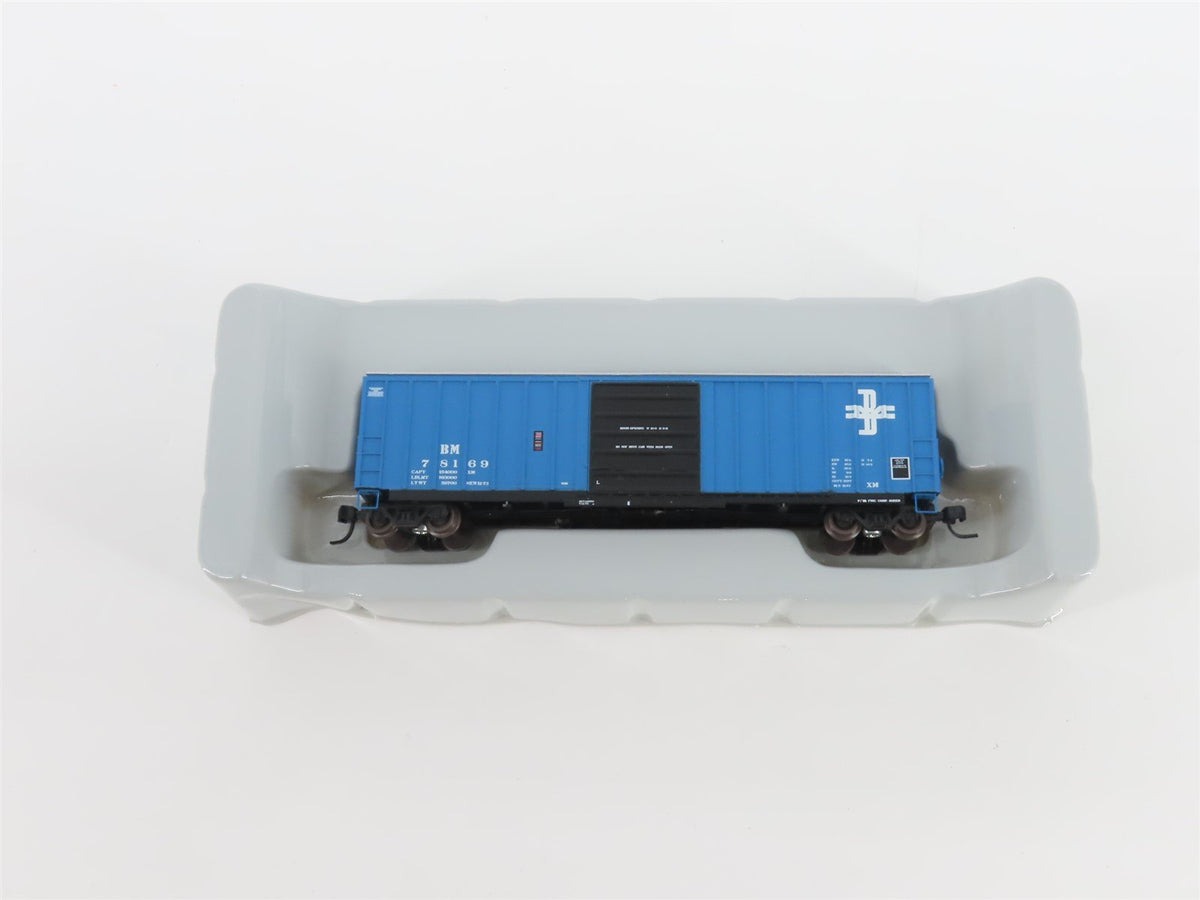 N Scale Athearn 10541 BM Boston &amp; Maine 50&#39; Single Door Box Car #78169
