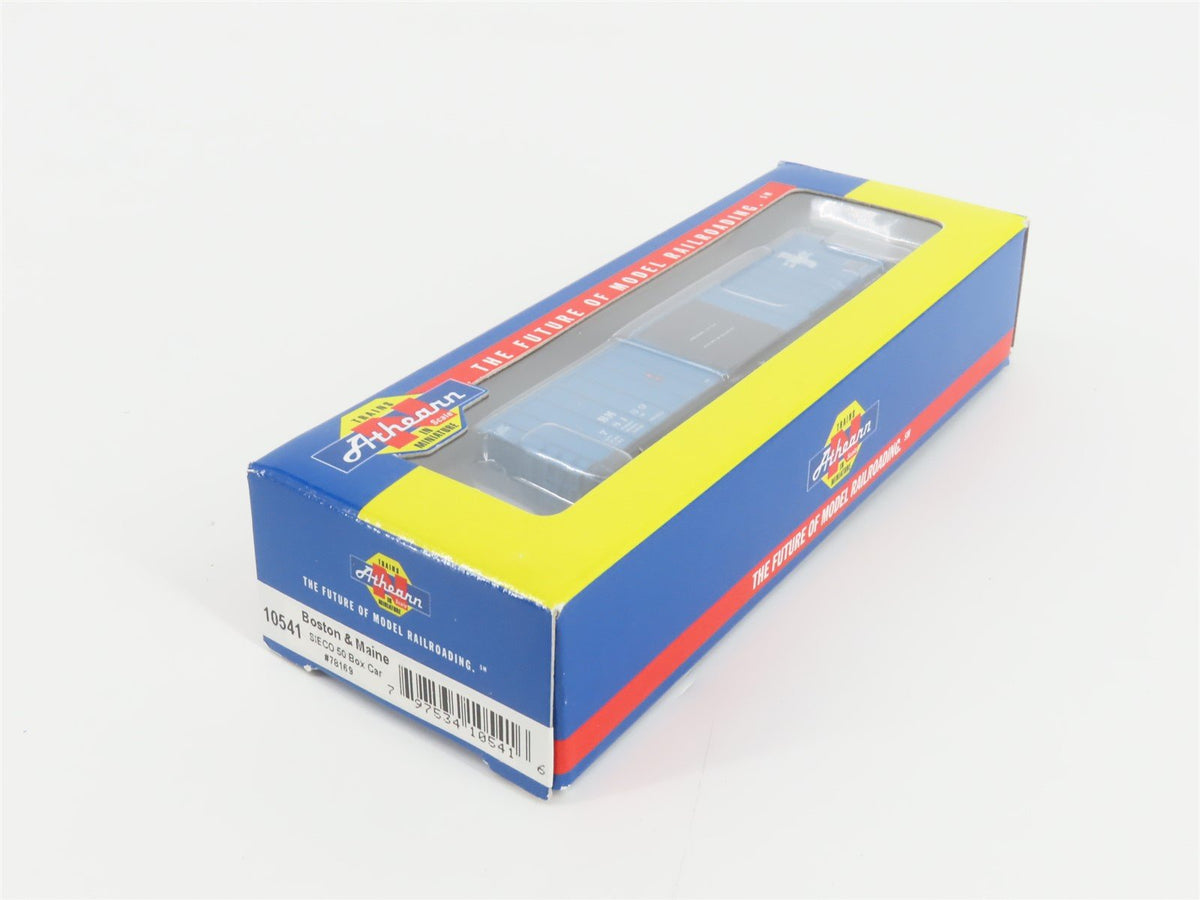 N Scale Athearn 10541 BM Boston &amp; Maine 50&#39; Single Door Box Car #78169
